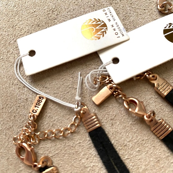 JOHN WIND•monogram sorority gal initial choker NWT - Picture 5 of 7